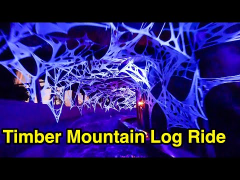 Timber Mountain Log Ride Halloween - Knott's Scary Farm 2021 - Buena Park, CA