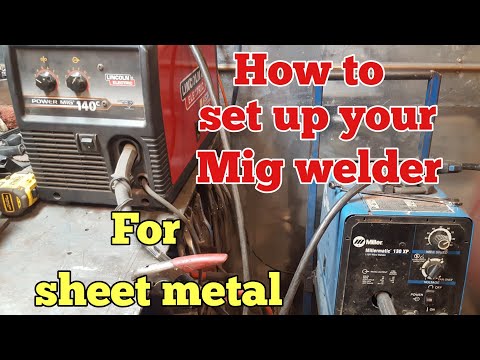 How to set up your mig welder for sheet metal