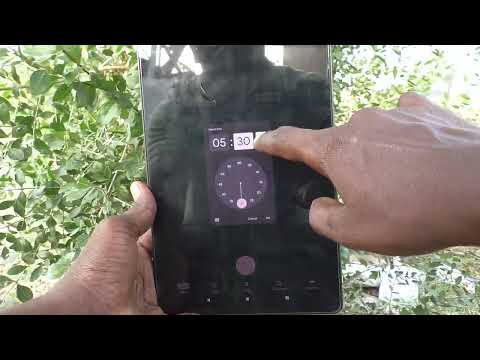 How to set alarm in Lenovo Tab M10