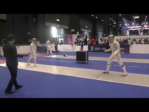 World Championships 2023 SMS - P64 - Mitchell Saron USA v Andres Hernandez Caballero ESP