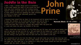 Saddle in the Rain (John Prine) - John Prine