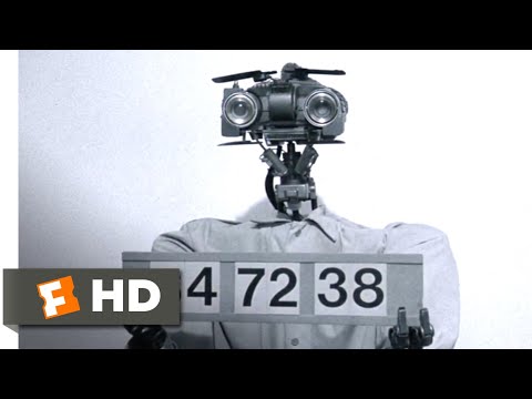Short Circuit 2 (1988) - Robot Rights Scene (5/10) | Movieclips