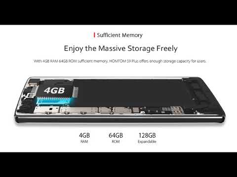 HOMTOM S9 Plus 5.99 Inch IPS 18:9, MTK6750T 1.5GHz Octa Core, 4GB RAM + 64GB ROM