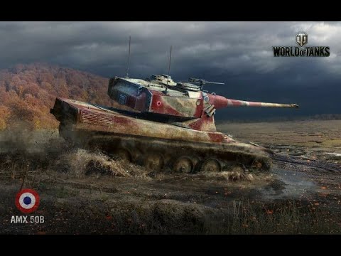 WoT Console: Ace tanker in AMX 50B: 10,9K Combined Damage