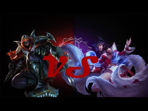Let's 1v1 in League Of Legends: Ahri VS Zed
