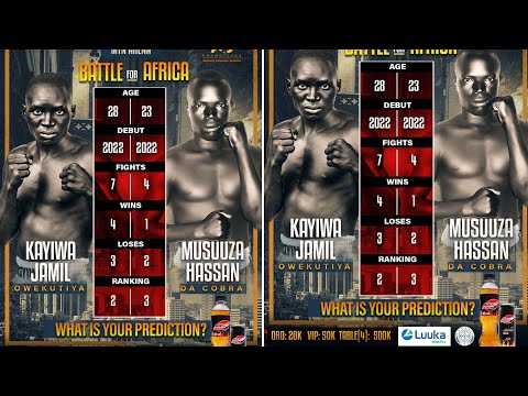 KAYIWA JAMIL VS MUSUUZA HASSAN SUPER FEATHER WEIGHT