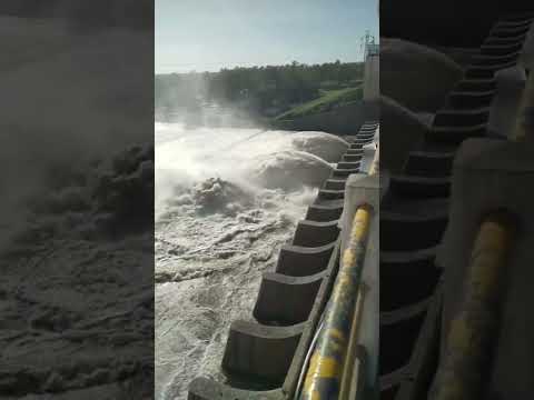 Impresionante crecida del Rio Dulce en Termas de Río hondo