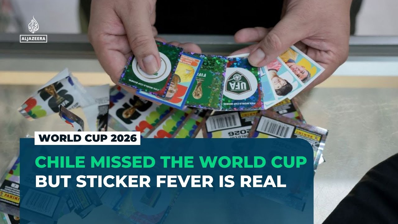 World Cup sticker fever grips Chile despite team's failure to qualify