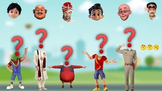 motu patlu funny cartoon game video | wrong heads puzzle | #motupatlu | @c one | @puzzle fun club