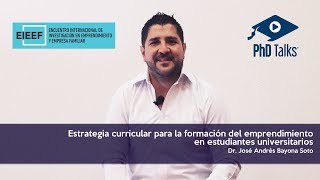 Estrategia curricular para la formación del emprendimiento en estudiantes universitarios.