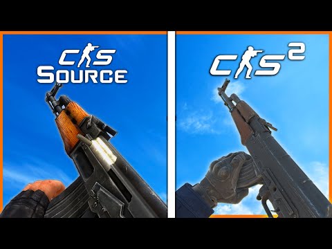 CS Source vs CS2 - Full Weapons Comparison
