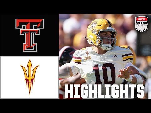 Texas Tech Red Raiders vs. Arizona State Sun Devils | Full Game Highlights | ESPN College Football