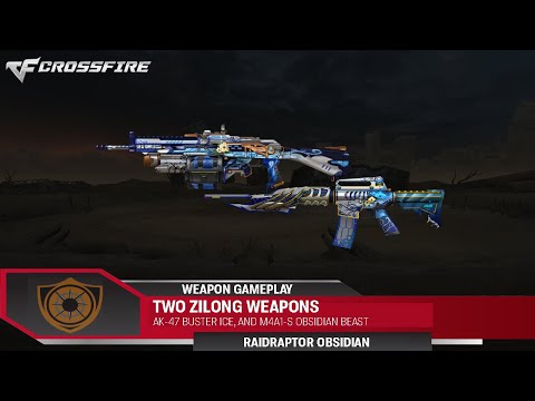 AK-47-Buster Ice/M4A1-S Obsidian Beast Zilong (Gameplay) || CrossFire Philippines