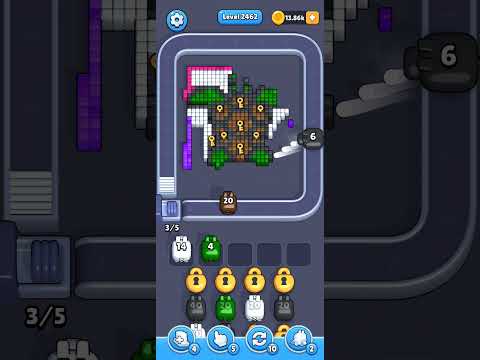 Pixel Flow Level 2462 Walkthrough