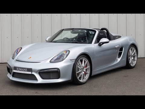 Thumbnail for 2016 Porsche 981 Boxster SPyder - Rhodium Silver Metallic - Walkaround & Interior [4K] by Porsche 981