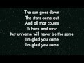 The Wanted - I'm Glad you came Lyrics