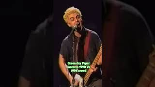 Green Day - Paper Lanterns 1990 vs 1994 #greenday  #shorts #fyp