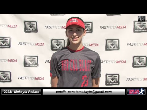 2023 Makayla Peñate 4.0 GPA - Catcher Softball Skills Video - Norcal Blast