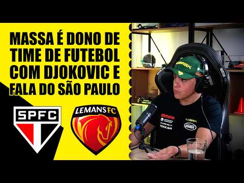 MASSA explica projeto em time de futebol: "Maior conexão com o AUTOMOBILISMO da história do futebol"
