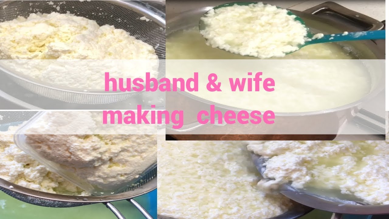 Pakistani Husband & Wife Making Home Made Cheese Part 2