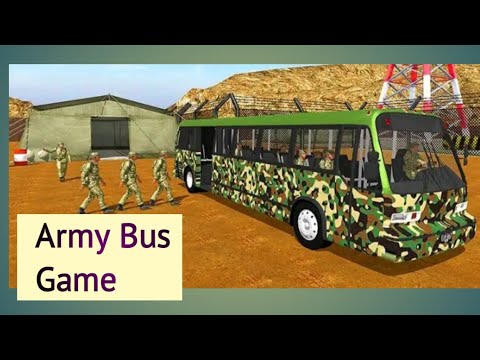 3D Real US Army Bus Simulator Games - Offline Uphill Mountain Driving Military Coach Transporter