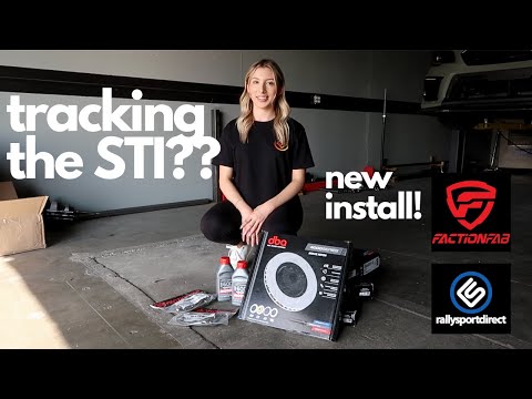 2020 Subaru STI WRX DBA Rotor + FactionFab Brake Lines Install