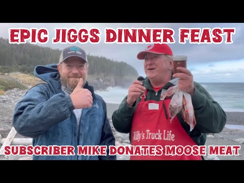 Newfoundland Jiggs Dinner Cookout | I Got My Moose And Jam From Mike.