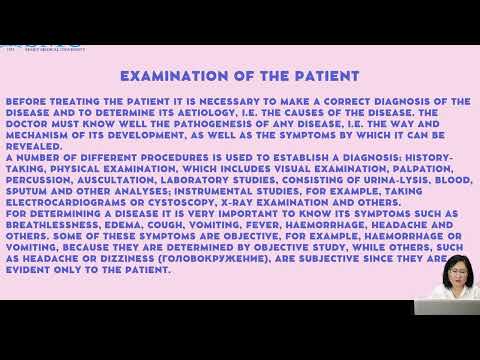 Examination of the Patient