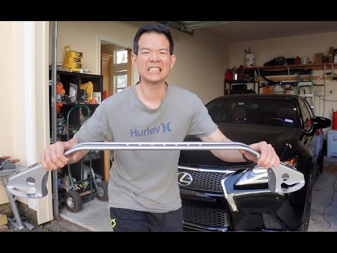 First Tom's Racing Piece In!!! Tom's Racing Strut Tower Bar 2013+ GS350 F Sport