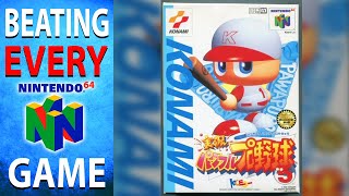 Beating EVERY N64 Game - Jikkyō Powerful Pro Yakyū 5 (108/394)