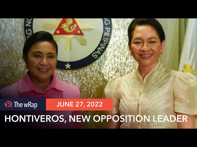 Robredo passes on torch as PH opposition leader to Hontiveros