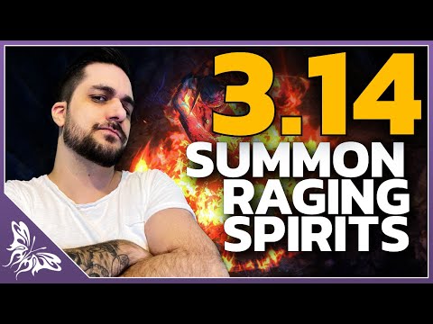 LEAGUE START OPTION: Summon Raging Spirits Necromancer | Path of Exile
