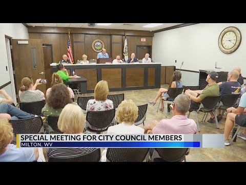 Milton holds special city council meeting in regards to Recorder taking part in voting