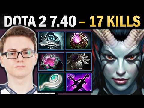 Queen of Pain Pro Mid with Shivas and Euls - Dota 2 Gameplay