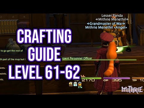 FFXIV 4.0 1084 Crafting Guide Level 61 to 62