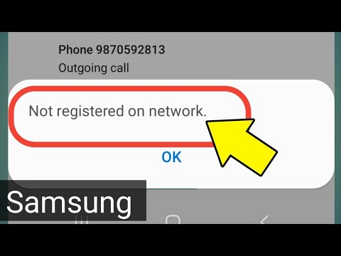 Not Registered On Network Samsung | How To Fix Voice Calling Problem Samsung