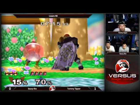 7/05/15 Versus Weekly Melee - Saucy Tho (Captain Falcon) vs Tommy Tipman (Ganon)