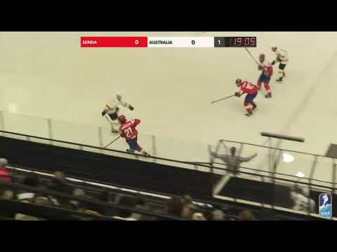 1st GOAL  World Championship U18 D2B   Serbia   Australia   8:4