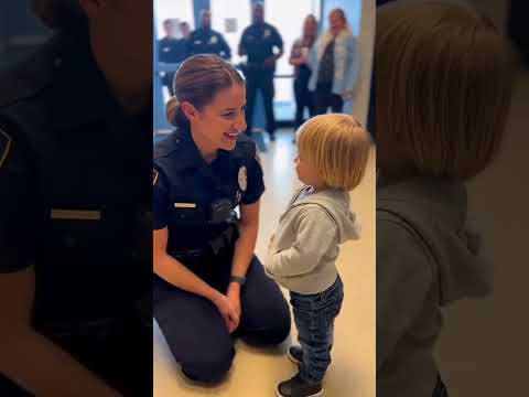 He confessed to the Police Officer! 🥺❤️ #shorts #wholesome #cute