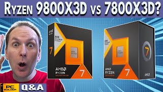 Ryzen 9800X3D vs 7800X3D? 🛑 Will Ryzen 9000 Be Saved? - Q&A August 2024