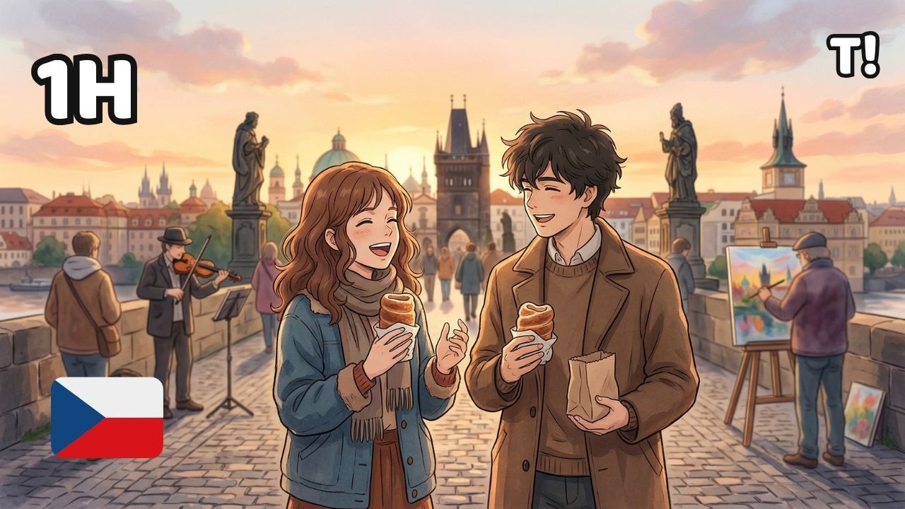 1+ Hour of Real Czech Conversations 🇨🇿 | Beginner A1–A2 Listening Practice