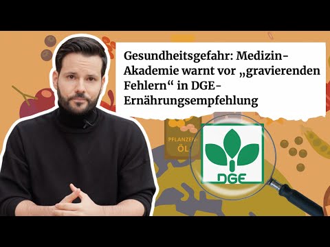 Kritik an der DGE: berechtigt oder übertrieben? (Teil 1/2)