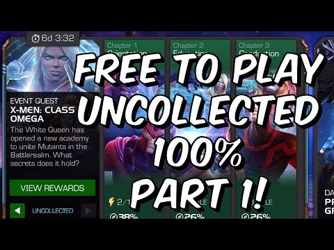 Free To Play Uncollected 100% Part 1! - Arena & Chill /w Seatin  - Marvel Contest Of Champions