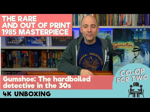 Gumshoe - Unboxing and Discussing the Rare Out of Print 1985 SHCD Detective Game (4k)