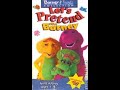 Let S Pretend With Barney Full 1993 Barney Home Video VHS