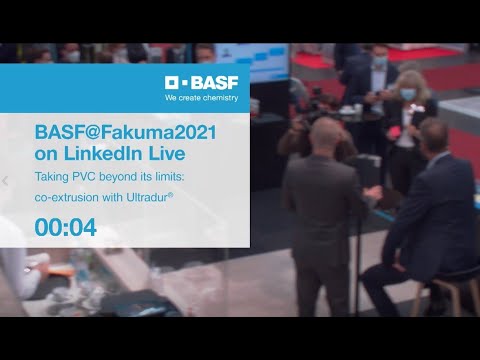 BASF@Fakuma 2021 – Taking PVC beyond its limits: co-extrusion with Ultradur®