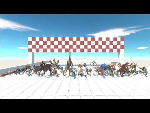 All Units Survival Speed Race - Only 10 Will Survive - Animal Revolt Battle Simulator