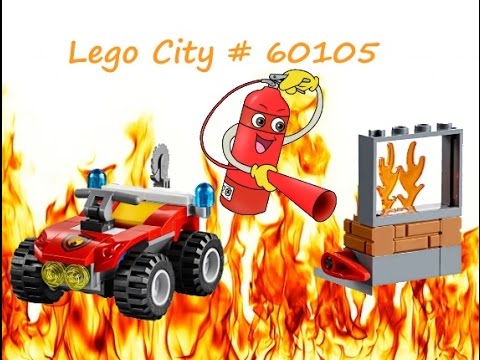 Лего Сити # 60105 Пожарный квадроцикл Обзор Lego City