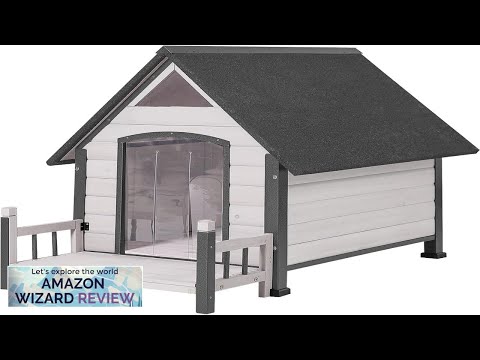 Aivituvin Outdoor Dog House with Metal Frame Anti-Bite Insulated Dog Kennel Waterproof Review