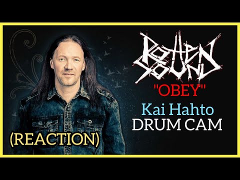 Kai Hahto Drum Cam - OBEY (REACTION) Rotten Sound, Nightwish Drummer